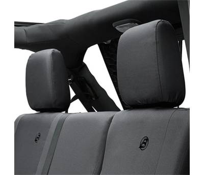 Bestop - Bestop Seat Covers - Jeep '07, '13-18 Wrangler JK 4-Door; Rear (Black Diamond) - Image 2