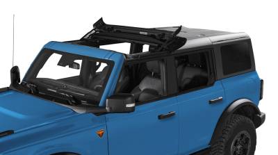 Bestop - Bestop Sunrider for Hardtop - '21-26 Bronco; Bronco Raptor;  4-Door (Premium Black Twill) - Image 1
