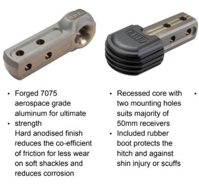 ARB 4x4 Accessories - ARB 4x4 Accessories Forged Recovery Hitch - 10100080 - Image 3