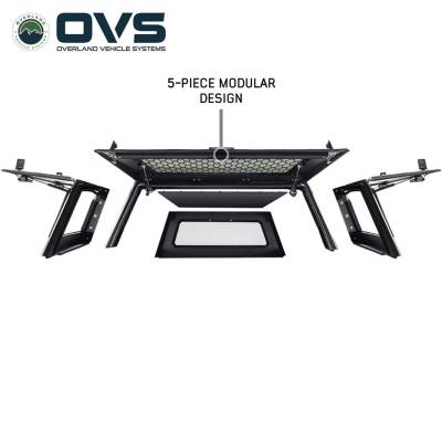 Overland Vehicle Systems - Expedition - Truck Cap W/Full Wing Doors, Front and Rear Windows & 3rd Brake Light - Image 1