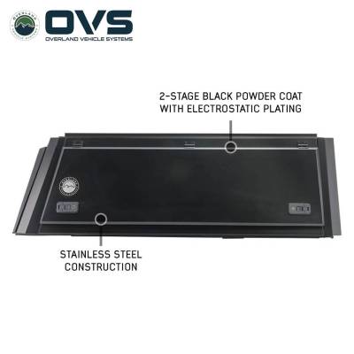 Overland Vehicle Systems - Expedition - Truck Cap W/Full Wing Doors, Front and Rear Windows & 3rd Brake Light - Image 6