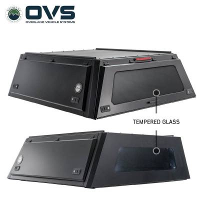 Overland Vehicle Systems - Expedition - Truck Cap W/Full Wing Doors, Front and Rear Windows & 3rd Brake Light - Image 7