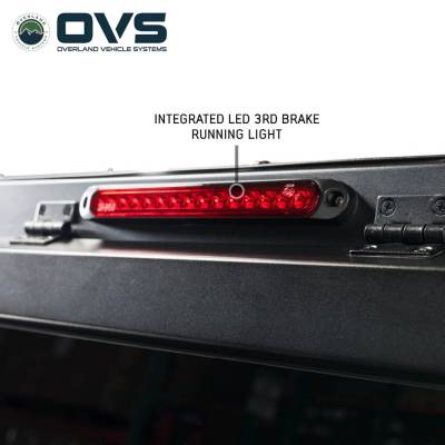 Overland Vehicle Systems - Expedition - Truck Cap W/Full Wing Doors, Front and Rear Windows & 3rd Brake Light - Image 10