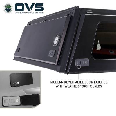 Overland Vehicle Systems - Expedition - Truck Cap W/Full Wing Doors, Front and Rear Windows & 3rd Brake Light - Image 12