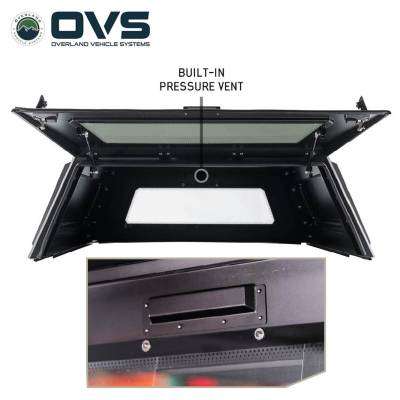 Overland Vehicle Systems - Expedition - Truck Cap W/Full Wing Doors, Front and Rear Windows & 3rd Brake Light - Image 13