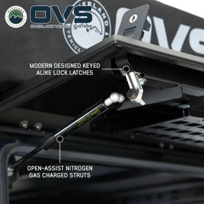 Overland Vehicle Systems - Expedition - Truck Cap W/Full Wing Window Doors, Front and Rear Windows & 3rd Brake Light - Image 8