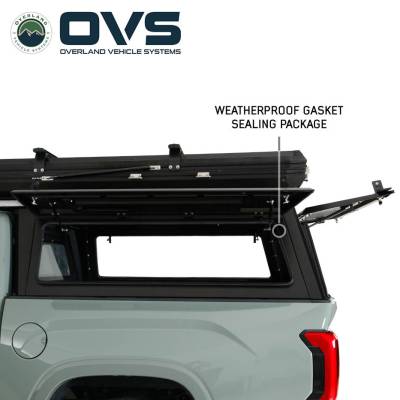 Overland Vehicle Systems - Expedition - Truck Cap W/Full Wing Window Doors, Front and Rear Windows & 3rd Brake Light - Image 11