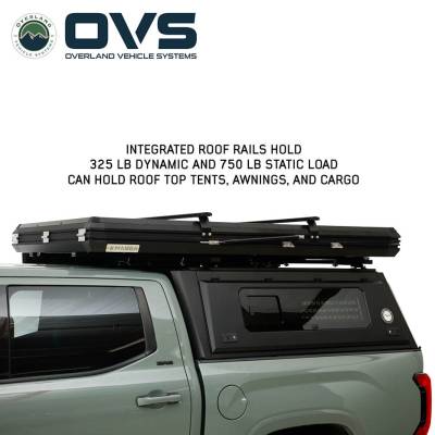 Overland Vehicle Systems - Expedition - Truck Cap W/Full Wing Window Doors, Front and Rear Windows & 3rd Brake Light - Image 12