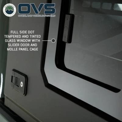 Overland Vehicle Systems - Expedition - Truck Cap W/Full Wing Window Doors, Front and Rear Windows & 3rd Brake Light - Image 14