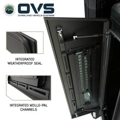 Overland Vehicle Systems - Expedition - Truck Cap W/Full Wing Window Doors, Front and Rear Windows & 3rd Brake Light - Image 15