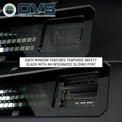 Overland Vehicle Systems - Expedition - Truck Cap W/Full Wing Window Doors, Front and Rear Windows & 3rd Brake Light - Image 16