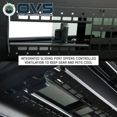 Overland Vehicle Systems - Expedition - Truck Cap W/Full Wing Window Doors, Front and Rear Windows & 3rd Brake Light - Image 17