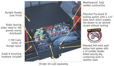 Tuffy Security Products - Tuffy Security Products 058-01 Cargo Security Drawer - Image 4