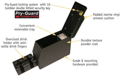 Tuffy Security Products - Tuffy Security Products 052-01 Series II Center Console - Image 3