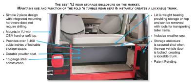 Tuffy Security Products - Tuffy Security Products 297-01 Standard Cargo Enclosure - Image 3