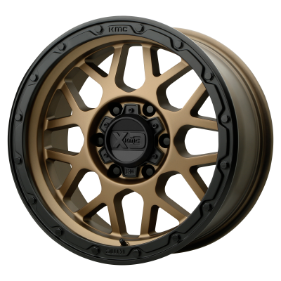 XD SERIES WHEELS - 20 x 9 XD  GRENADE OR MATTE BRONZE W/ MATTE BLACK LIP - 6X4.5 - 5.71" BS - Image 1