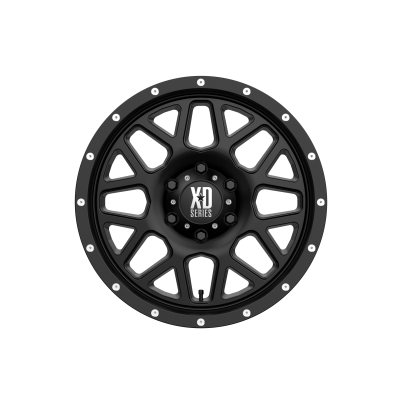 XD SERIES WHEELS - 18 x 9 XD  GRENADE SATIN BLACK - 6X120 - 5.71" BS - Image 4
