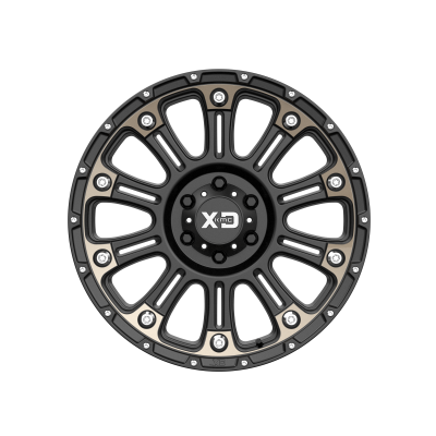 XD SERIES WHEELS - 20 x 9 XD  HOSS II SATIN BLACK MACH W/ DARK TINT - 6X5.5 - 5.71" BS - Image 4