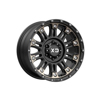 XD SERIES WHEELS - 18 x 9 XD  HOSS II SATIN BLACK MACH W/ DARK TINT - 6X5.5 - 5" BS - Image 2