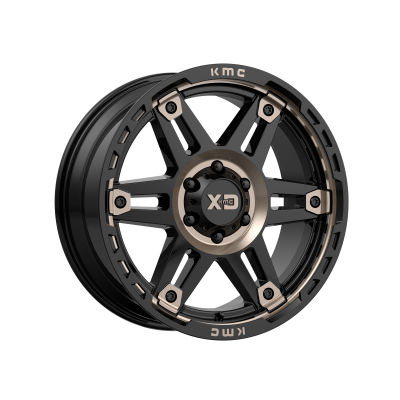 XD SERIES WHEELS - 20 x 9 XD  SPY II SATIN BLACK W/ DARK TINT - 6X4.5 - 5.71" BS - Image 2