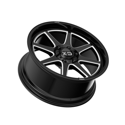 XD SERIES WHEELS - 20 x 9 XD  PIKE GLOSS BLACK MILLED - 6X4.5 - 5.71" BS - Image 3