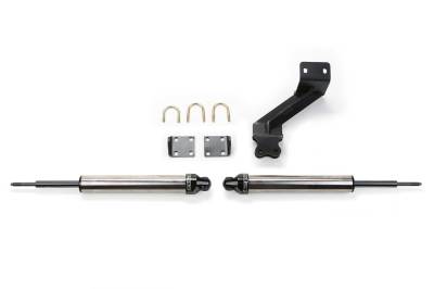 Fabtech - Fabtech FTS23164 Dirt Logic 2.25 Stainless Steel Steering Stabilizer Kit - Image 1