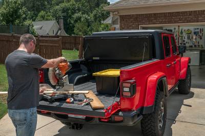 Rugged Ridge - Rugged Ridge 13550.24 Armis Hard Folding w/LINE-X Bed Cover - Image 18