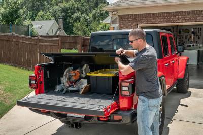Rugged Ridge - Rugged Ridge 13550.24 Armis Hard Folding w/LINE-X Bed Cover - Image 19