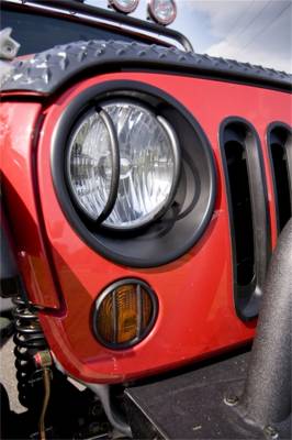 Rugged Ridge - Rugged Ridge 12419.25 Headlight Trim Set - Image 2