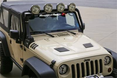 Rugged Ridge - Rugged Ridge 17759.01 Performance Vented Hood - Image 3