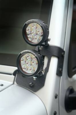 Rugged Ridge - Rugged Ridge 11232.34 A-Pillar Light Kit - Image 2