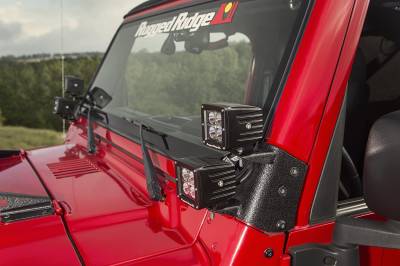 Rugged Ridge - Rugged Ridge 11232.36 A-Pillar Light Mount - Image 4