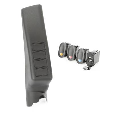 Rugged Ridge - Rugged Ridge 17235.98 A Pillar Switch Pod Kit - Image 1