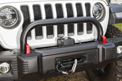 Rugged Ridge - Rugged Ridge 11544.22 Spartan Front Bumper Overrider - Image 3