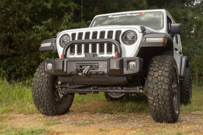 Rugged Ridge - Rugged Ridge 11544.22 Spartan Front Bumper Overrider - Image 4