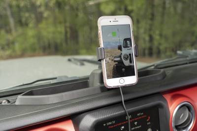 Rugged Ridge - Rugged Ridge 13551.35 Dash Multi-Mount Charging Phone Kit - Image 4