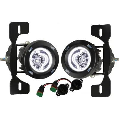 Vision X Lighting - VISION X OPTIMUS ROUND HALO BLACK 1 10W LED 2 LIGHT KIT - Image 3