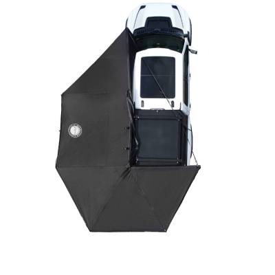 Overland Vehicle Systems - XD Nomadic 270 - Awning W/Lights and Black Out , Driver Side, Black Body, Black Trim and Black Travel Cover Overland Vehicle Systems - Image 5