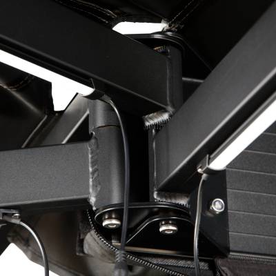Overland Vehicle Systems - XD Nomadic 270 - Awning W/Lights and Black Out , Driver Side, Black Body, Black Trim and Black Travel Cover Overland Vehicle Systems - Image 7