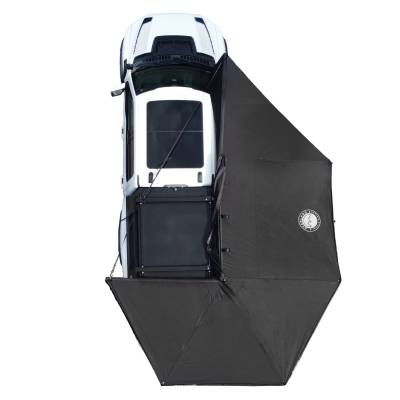 Overland Vehicle Systems - XD Nomadic 270 - Awning W/Lights and Black Out , Passenger Side, Black Body, Black Trim and Black Travel Cover Overland Vehicle Systems - Image 2