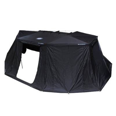 Overland Vehicle Systems - XD Nomadic 270 - Awning Wall 1 W/Black Out, Driver Side, Black Body, Black Trim W/Storage Bag Overland Vehicle Systems - Image 2