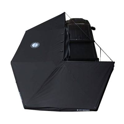 Overland Vehicle Systems - XD Nomadic 270 - Awning Wall 1 W/Black Out, Driver Side, Black Body, Black Trim W/Storage Bag Overland Vehicle Systems - Image 1