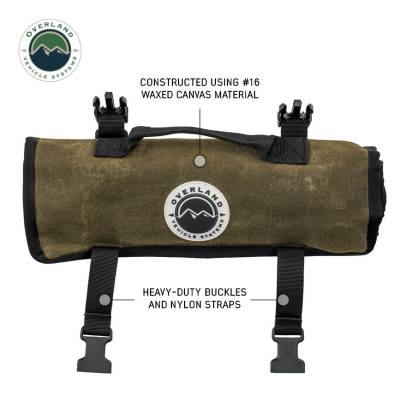 Overland Vehicle Systems - Small Wrench Tool Roll (12 Slot) Number 16 Waxed Canvas Overland Vehicle Systems - Image 7