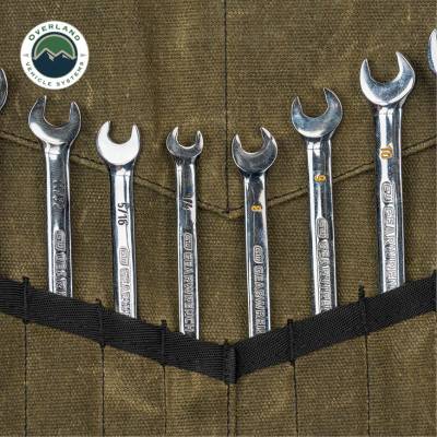 Overland Vehicle Systems - Large Wrench Tool Roll (24 Slot) Number 16 Waxed Canvas Overland Vehicle Systems - Image 5