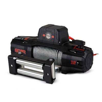 Overland Vehicle Systems - SCAR 12 - 12,000 lb. Winch With Steel Cable and Wireless Remote Overland Vehicle Systems - Image 2