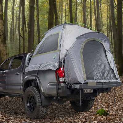 Overland Vehicle Systems - LD TACT - Bed Tent Mid Size 5.0-5.2 Foot, Tan Body and Green Rainfly Overland Vehicle Systems - Image 2