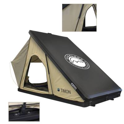Overland Vehicle Systems - LD TMON Clamshell Aluminum Hard Shell Roof Top Tent Overland Vehicle Systems - Image 8