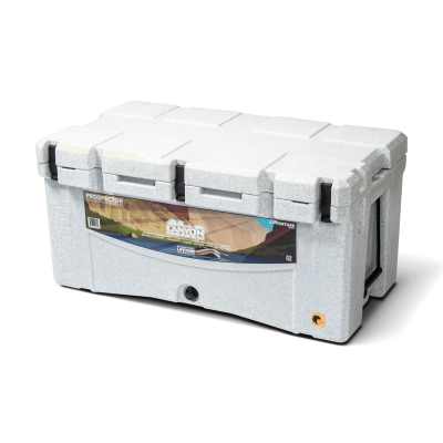 Canyon Coolers - Canyon Cooler Prospector Series Ice Chest - Prospector 125 Quart - White Marble - Image 1