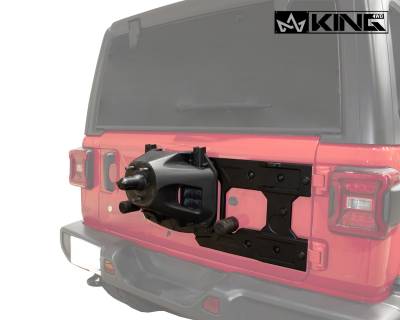 King 4WD - King - Baumer Jeep JL Tire Carrier - Image 2