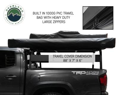 Overland Vehicle Systems - OVS Nomadic Awning  8.0' with Black Cover Universal - 18059909 OVS - Image 3